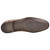 Corrente Men's Denim Leather Loafer in Brown – outsole detail