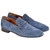Corrente Men's Denim Leather Loafer in Denim Blue – pair view
