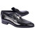 Corrente Men's Vita Calf Skin H-Buckle Loafer – Black