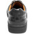 Back view of the Stacy Adams Dorian Lace-To-Toe Sneaker in Black Smooth showing the full heel and collar