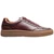 Stacy Adams Dorian Lace-To-Toe Sneaker in Bordeaux, front view showing full lace-to-toe silhouette