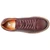 Interior view of the Stacy Adams Dorian sneaker in Bordeaux showing the RedZone removable footbed