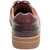 Stacy Adams Dorian sneaker in Bordeaux, three-quarter view showing the classic cup sole construction