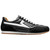Side profile of the Stacy Adams Action 150 Sporty Lace-Up Sneaker in Black showing the lacing and eyelet placement