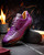 Marco Di Milano Crater Purple sneaker, alternate angle view