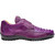 Marco Di Milano Crater Purple caiman lizard sneaker, side profile view