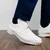 Marco Di Milano Crater White sneaker worn on foot, view 1