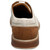 Stacy Adams Phineas oxford in Sand, three-quarter view showing the trendy stacked heel
