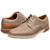 Stacy Adams Phineas oxford in Taupe, angled view highlighting the plain toe design