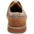 Stacy Adams Phineas oxford in Taupe, three-quarter view showing the trendy stacked heel