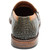Interior view of the Stacy Adams Rubiano slip-on in Olive Multi showing the RedZone removable footbed