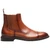 Stacy Adams Berkshire boot in Brandy, angled view highlighting the cap toe detail