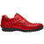 Caiman crocodile sneaker red, Marco Di Milano Kratos side profile
