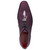 Genuine stingray lace-up dress shoe purple, Marco Di Milano Rimini diamond-eye detail