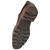 Mezlan Aspen Pebbled Leather Derby in Brown – heel and lug sole detail