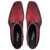 Mezlan Mystic Suede Ornament Boot in Wine – top view showing suede texture and silver ornament