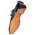 Mezlan Eagle Calf/Suede Oxford in Blue/Navy – heel and sole detail