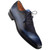 Mezlan Eagle Calf/Suede Oxford in Blue/Navy – angled profile view