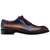 Mezlan Bretton Multi-Tone Oxford in Purple/Multi – side profile view