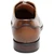 Heel and back view of the Florsheim Sorrento Lux cognac leather dress oxford
