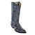 Los Altos Men's Gray Genuine Eel Skin J-Toe Boots