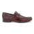 Los Altos  Metal Bit Burgundy Crocodile Loafers