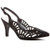 Lady Couture Ester Black Embellished Fabric Dress Pumps