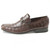 Los Altos Slip-On Brown Genuine Caiman Crocodile Belly Loafers