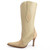 Los Altos Winter White Ostrich Leg Boot 370504