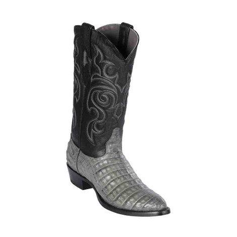 Mens Los Altos Gray 2 Tone Genuine Caiman Belly Lace Up main image 1