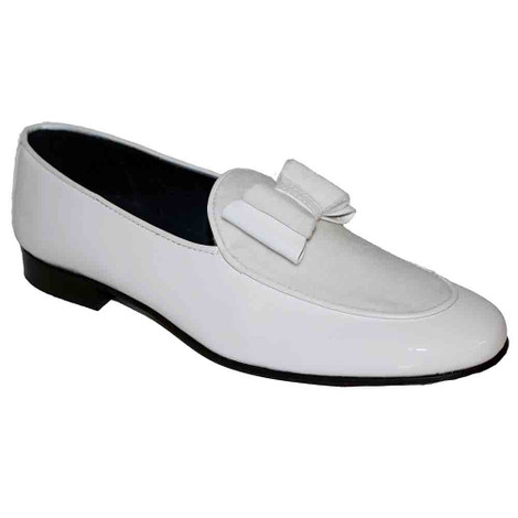 Auth Louis Vuitton Men's Derby Leather Dress Shoes MT1118 White 8 1/2(182434