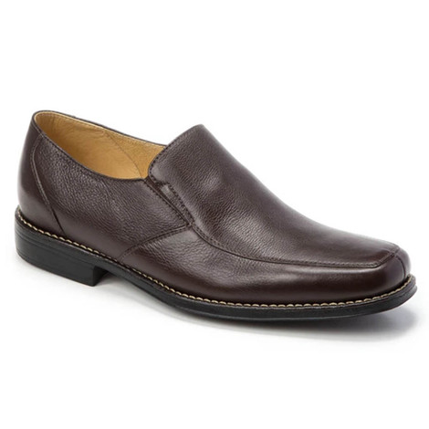 Sandro Moscoloni Renzo Brown Leather Men’s Slip On Venetian Loafer