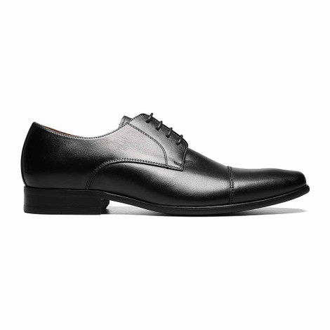 Florsheim Postino Men\'s 9.5 Black Leather Cap Toe Oxford Dress Shoes Formal‎ Florsheim Postino Cap Toe Oxford Dress - Dress Shoes NYC  main image 2