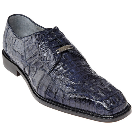 Belvedere EROS Navy Genuine Crocodile Dress Shoe