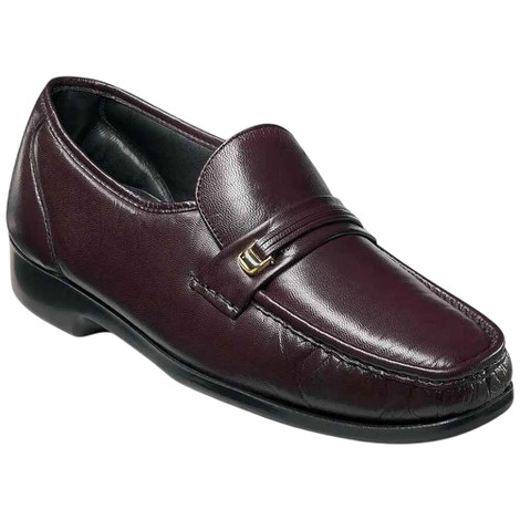 Florsheim Riva Burgundy Moc Toe Bit Loafer display picture 1