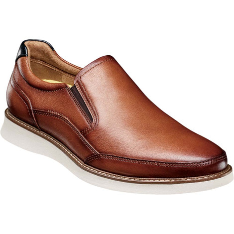 Florsheim Motion Moc Toe Men\'s Slip On Cognac leather Size 8.5 Wide 13386-221__04962.1698075896.  main image 2
