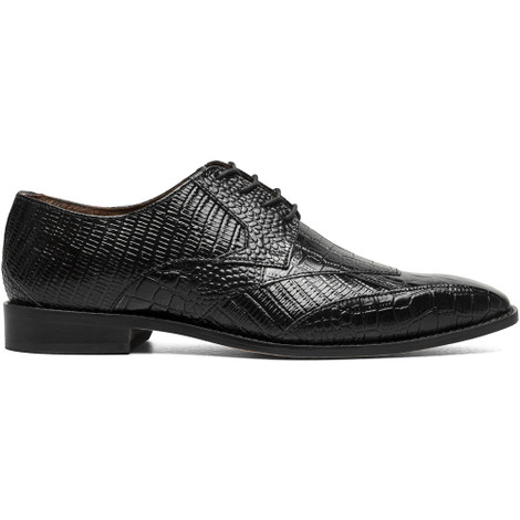 Tristano Modified Bike Toe Oxford | Stacy Adams Dress Shoes in Gray & Blue