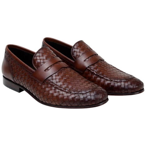 LUCA Men’s Brown Leather Penny Loafers NEW LUCA Penny Loafer - Chestnut Leather | Loafers | Huckberry main image 2