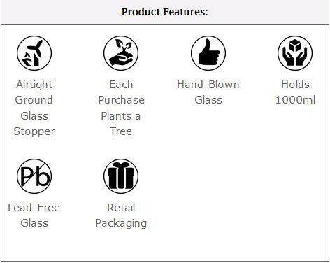 Glass Football Decanter A Gentleman's Trove