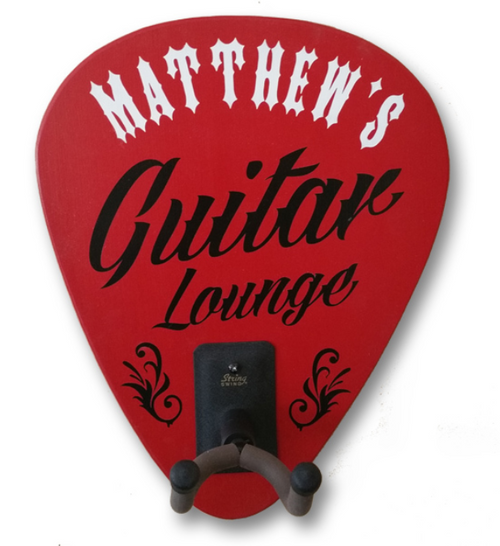 Personalized Guitar Lounge Guitar Rack