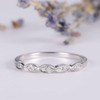 Half Eternity Band Diamond Wedding Bridal Ring