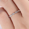 Half Eternity Band Diamond Wedding Bridal Ring