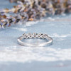 Pave Diamond Stacking Eternity Wedding Ring