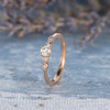 Antique Thin Diamond Engagement Ring