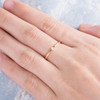 Pear Shaped Diamond Engagement Wedding Ring