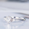 5mm Round Cut Moissanite Engagement Ring Antique Wedding Ring