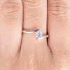 6 Prongs Infinity Round Cut Moissanite Ring