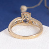 5*7 Oval Morganite Engagement Ring Bridal Anniversary Gift 