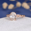 7*9mm Oval Moissanite Anniversary Ring Diamond Wedding Ring