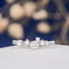 Stacking Snowflake Star Mini Anniversary Floral Dainty Promise Ring